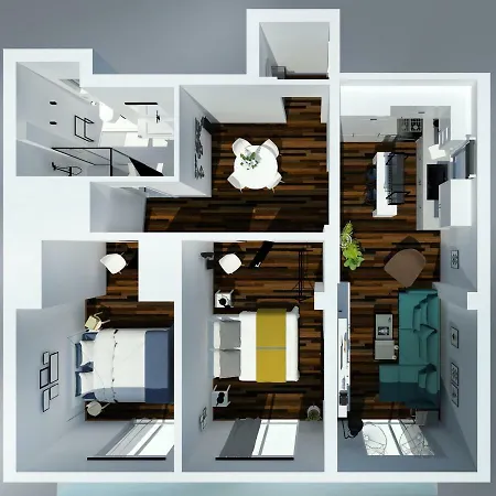 King George Sq. Flat - Absolute Center Appartement